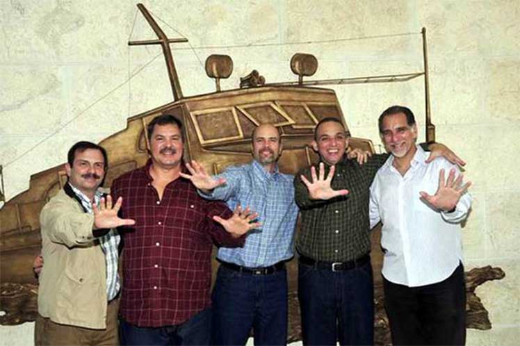 Cinco homens cubanos lutaram contra o terrorismo nos Estados Unidos