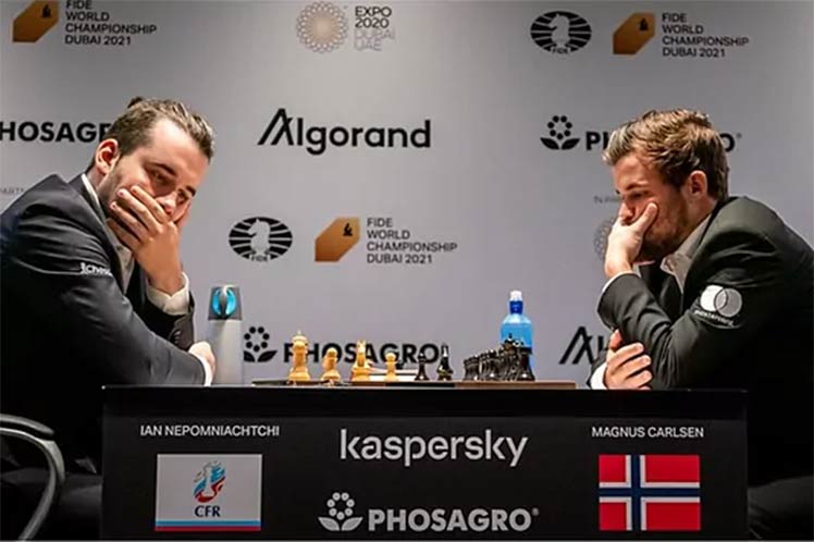 ajedrez, Carlsen, Nepomniachtchi, match