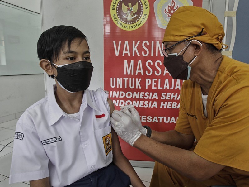 Indonésia vacinará crianças de 6 a 11 anos de idade