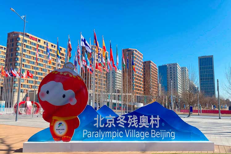 Beijing, juegos, paralímpicos, villa, inauguración