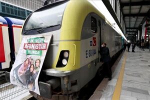 Turquía, tren, ayuda, Afganistán