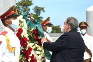 Cuba, primer, ministr, SAn vicente, Granadinas, homenaje, Martí