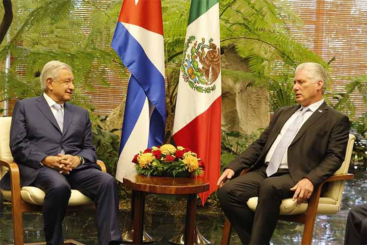 Cuba, México, Díaz-Canel, López Obrador, conversaciones