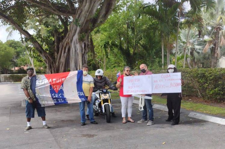 Miami, manifestación, fin, bloqueo, EEUU, Cuba