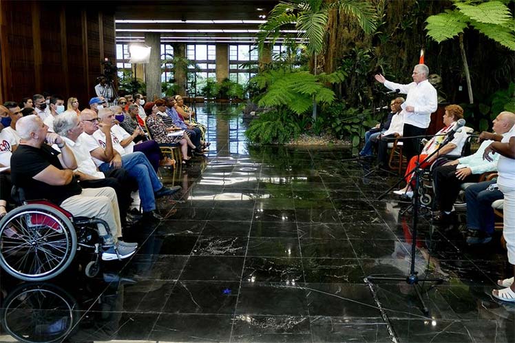 Cuba, Díaz-Canel, personas, discapacidad