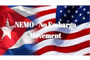 NEMO, apoyo, Cuba, bloqueo