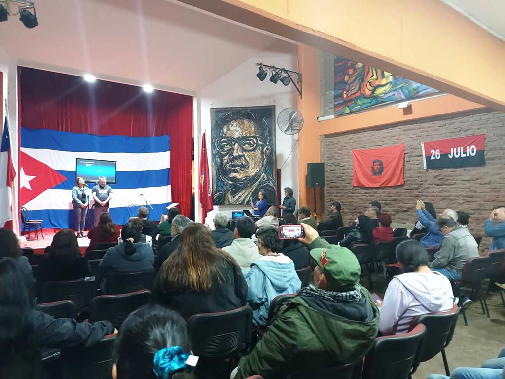 Campanha de solidariedade internacionalista com Cuba termina en Chile (+Fotos)