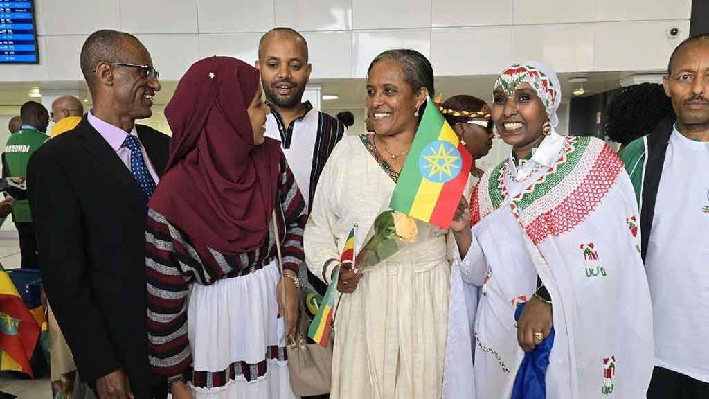Delegação etíope para os Jogos Paris 2024 já está em França (+Fotos
